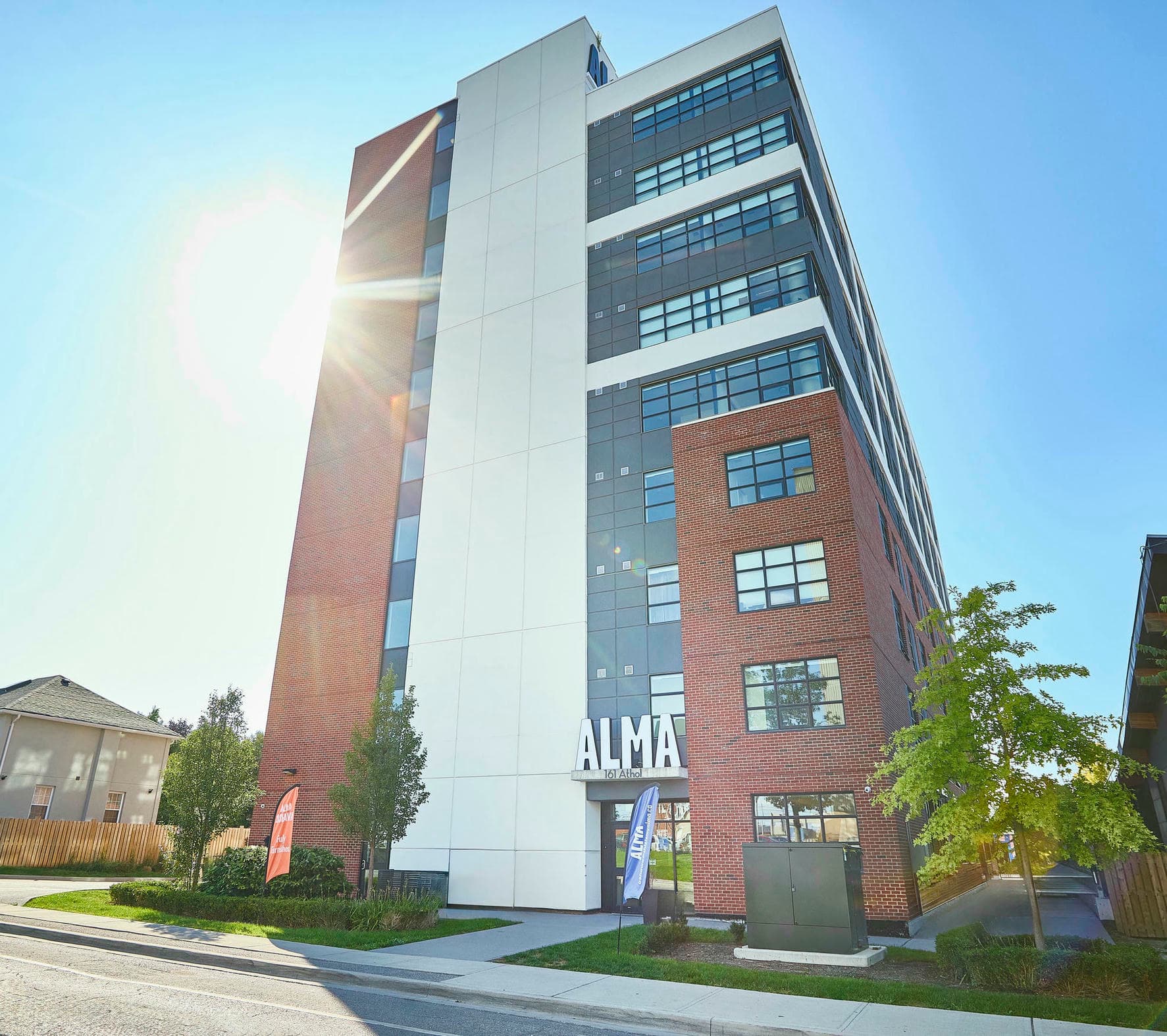 Tower exterior, 161 Athol Street