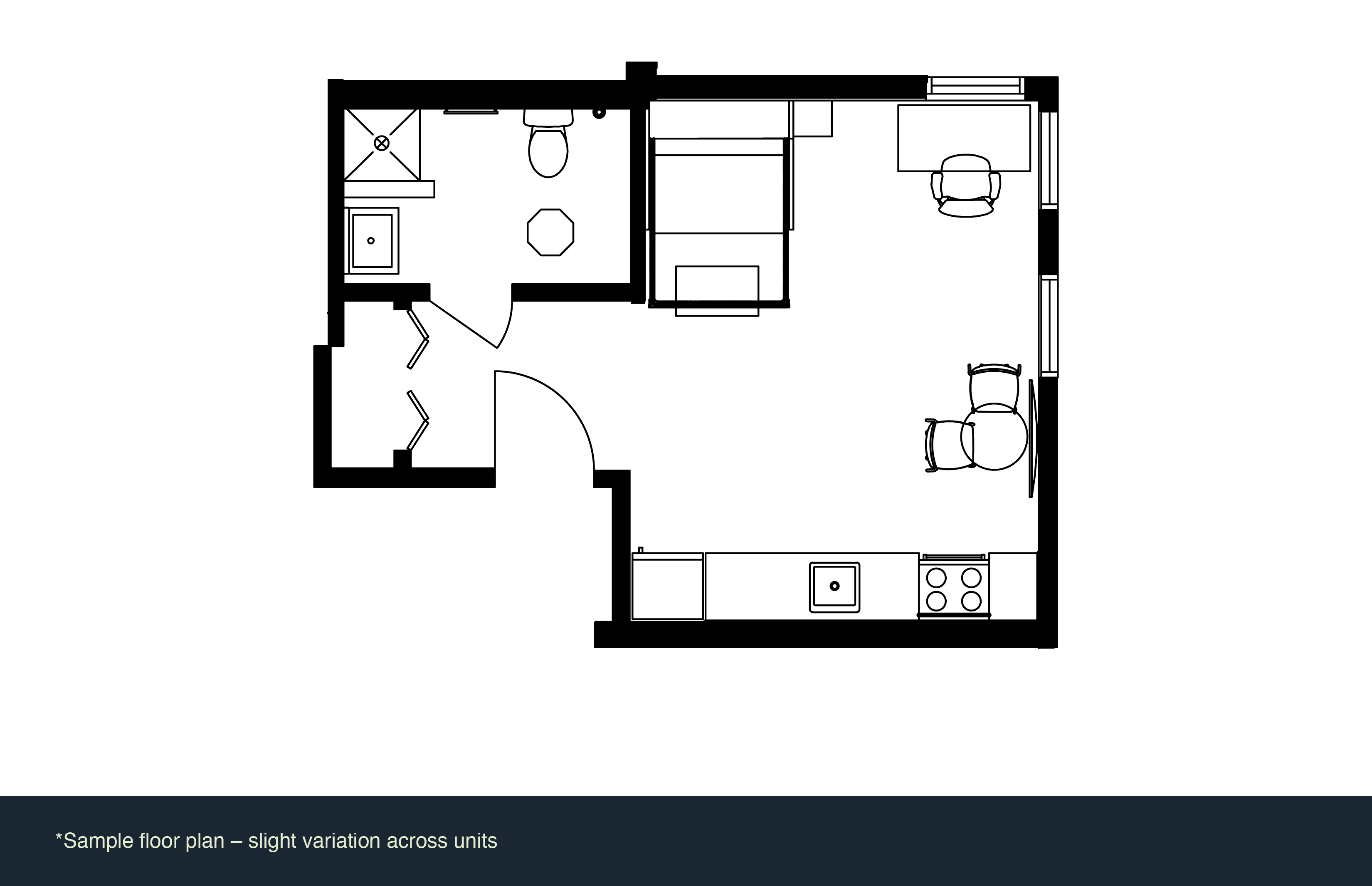 Studio floor plan