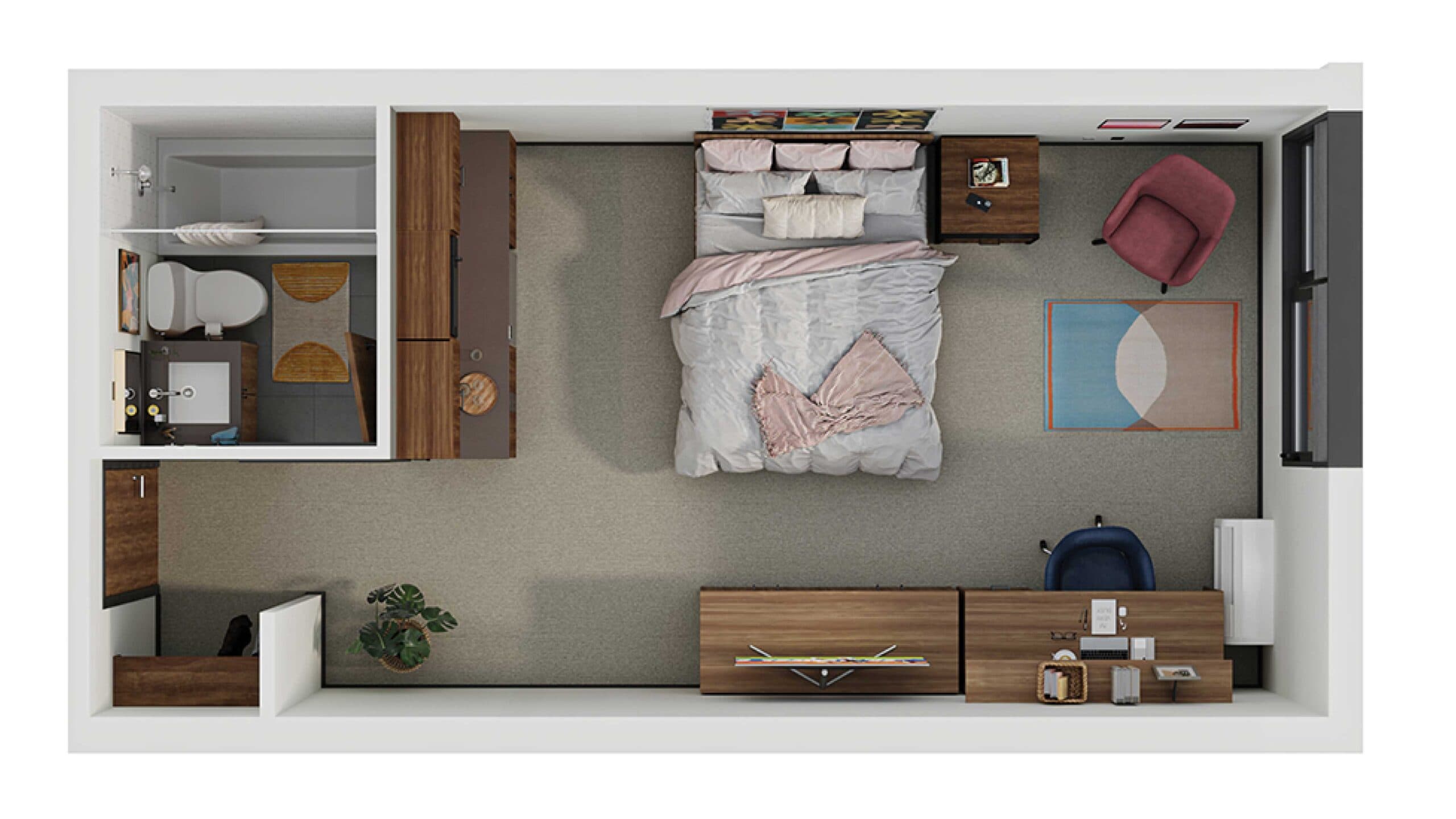 Studio floor plan