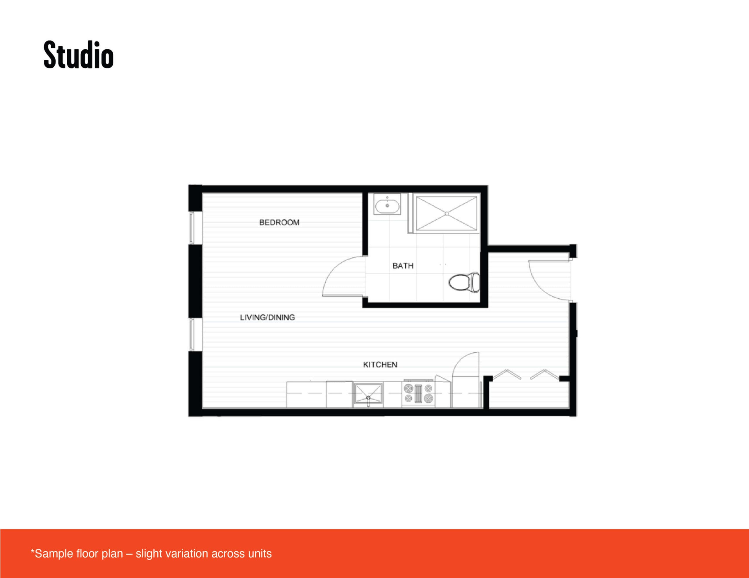 Studio floor plan