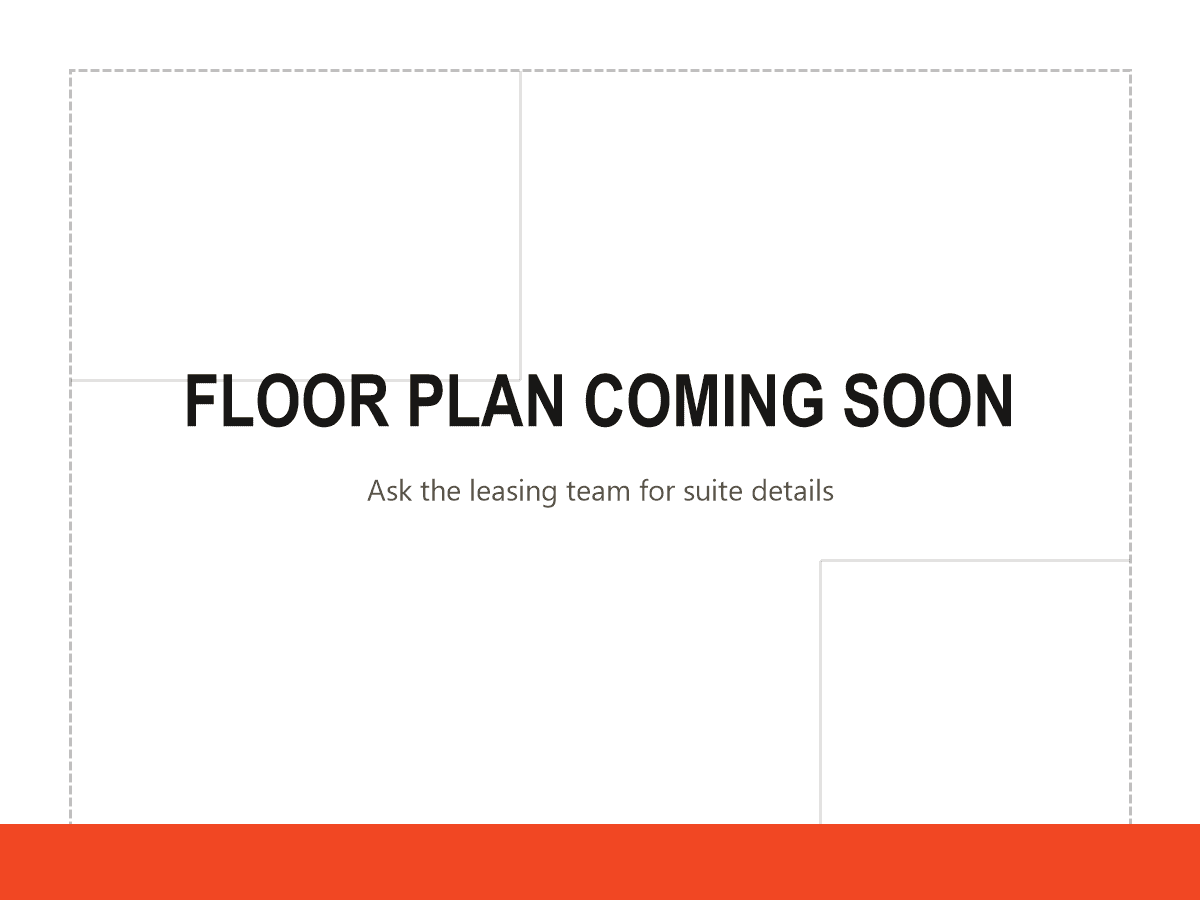 Two bedroom unfurnished floor plan