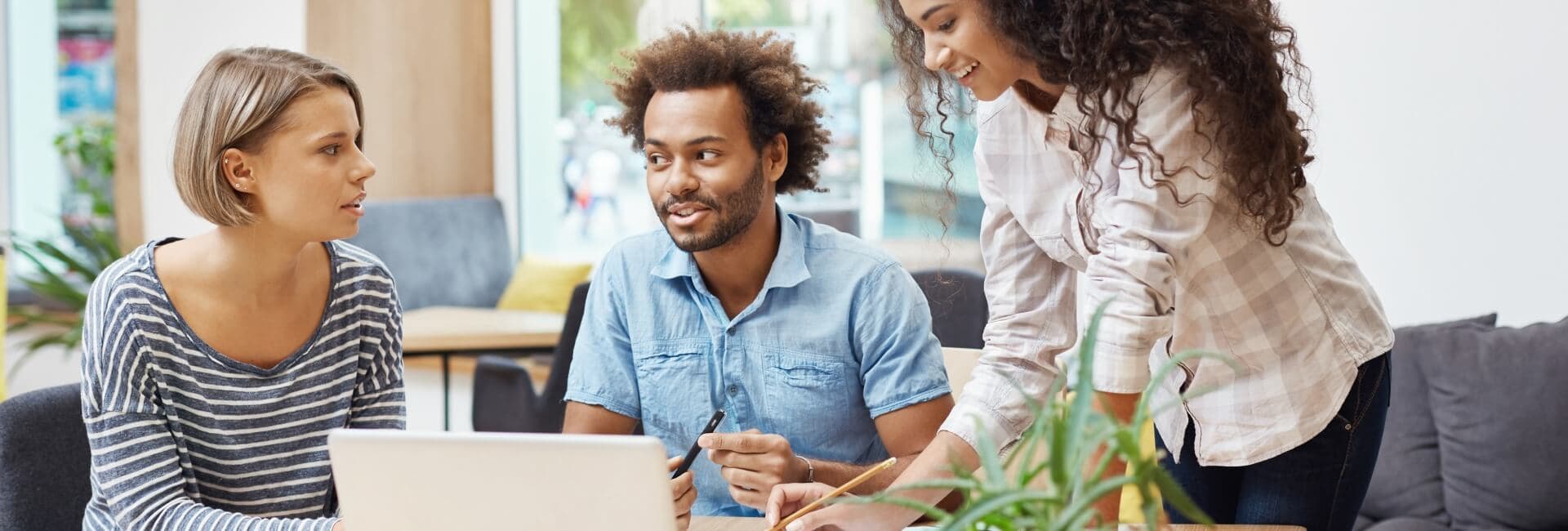People on computer