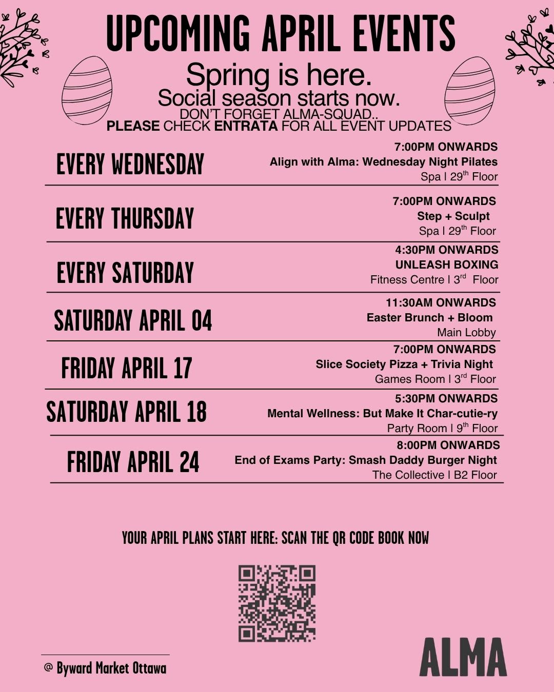 Your April plans start here.