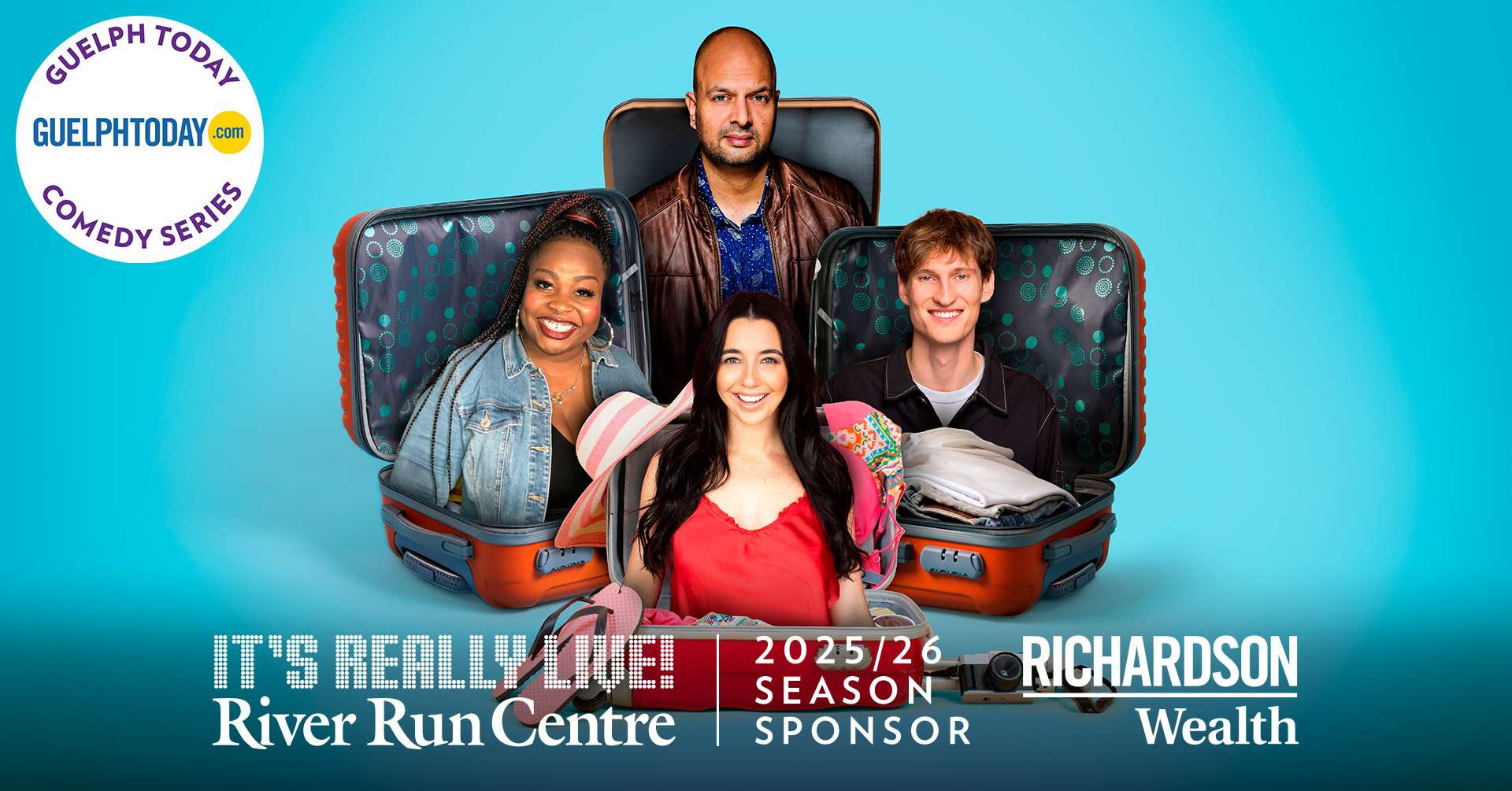 GuelphToday Comedy Series: Just For Laughs Road Show at River Run Centre