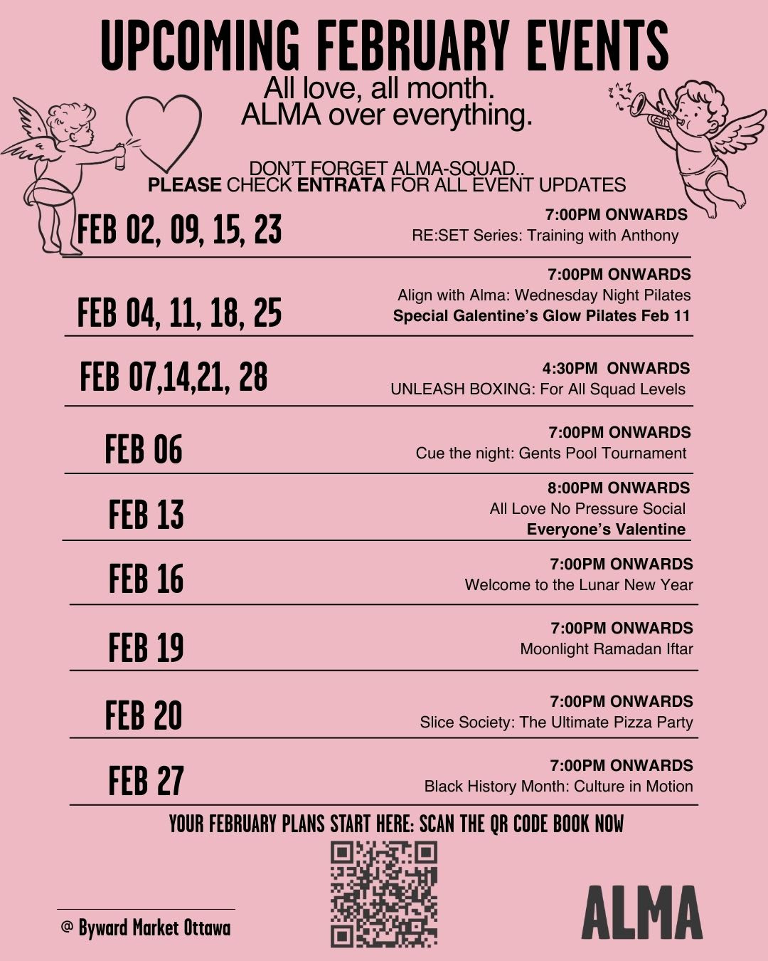 Love month didn’t come to play.
