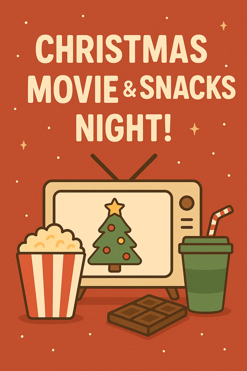 Christmas Movie Night with Snacks